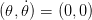 (𝜃, ˙𝜃) = (0,0)  