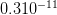 0.310 −11   