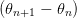 (𝜃n+1 − 𝜃n)  