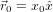 ⃗r = x ˆx
 0   0  